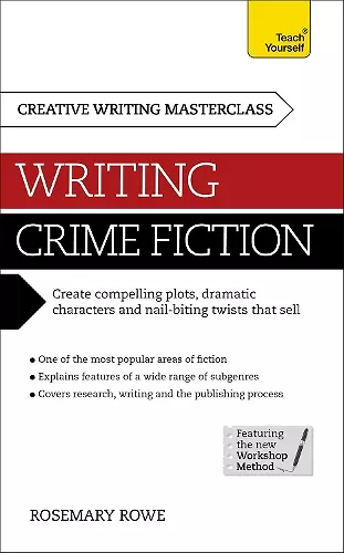Masterclass: Writing Crime Fiction cover