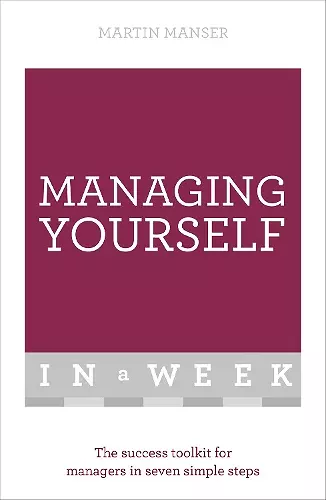 Managing Yourself In A Week cover