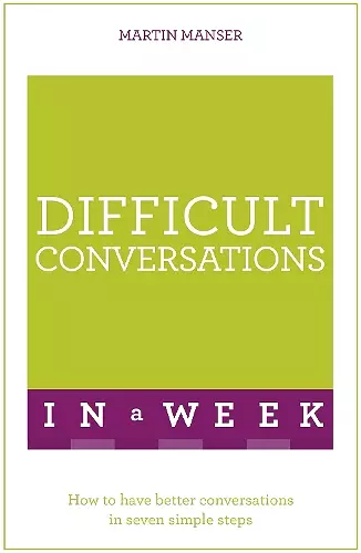 Difficult Conversations In A Week cover