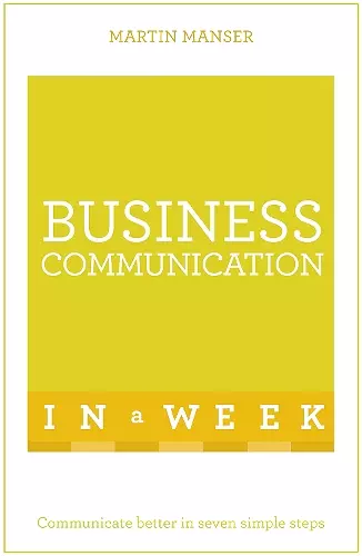 Business Communication In A Week cover