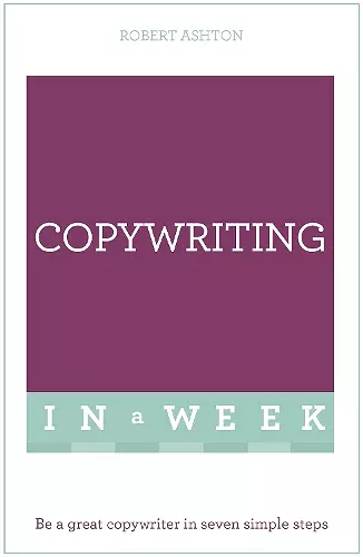 Copywriting In A Week cover