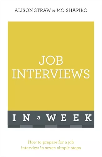 Job Interviews In A Week cover