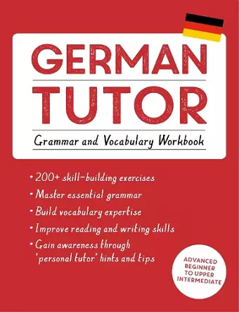 German Tutor: Grammar and Vocabulary Workbook (Learn German with Teach Yourself) cover