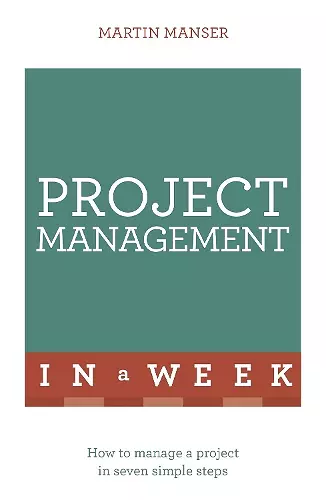 Project Management In A Week cover