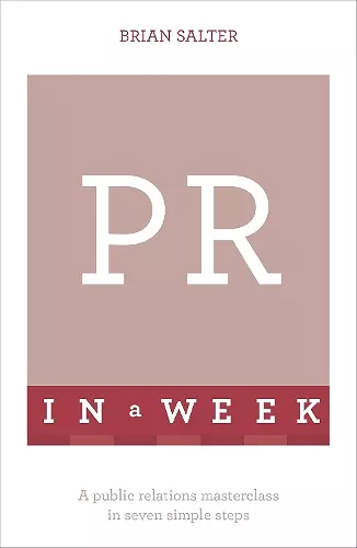 PR In A Week cover