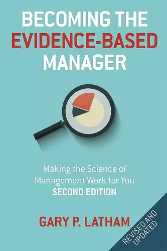 Becoming the Evidence-Based Manager cover