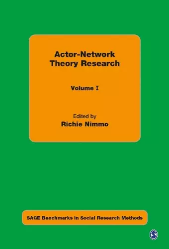 Actor-Network Theory Research cover