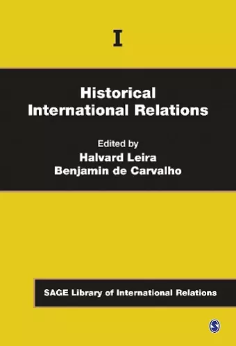 Historical International Relations cover