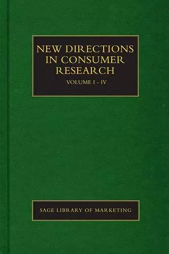 New Directions in Consumer Research cover