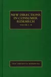 New Directions in Consumer Research cover