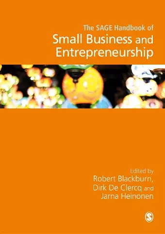 The SAGE Handbook of Small Business and Entrepreneurship cover