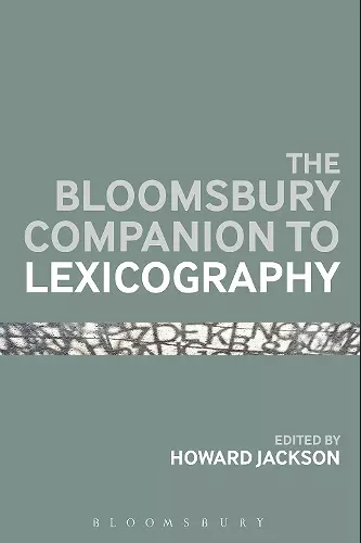 The Bloomsbury Companion To Lexicography cover