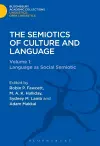 The Semiotics of Culture and Language cover