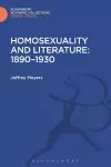 Homosexuality and Literature: 1890-1930 cover
