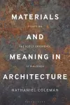 Materials and Meaning in Architecture cover