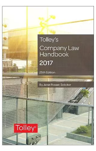 Tolley's Company Law Handbook cover