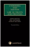 Underhill and Hayton Law of Trusts and Trustees cover