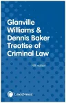 Glanville Williams & Dennis Baker Treatise of Criminal Law cover