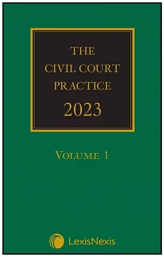 The Civil Court Practice 2023 cover