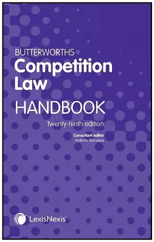 Butterworths Competition Law Handbook cover