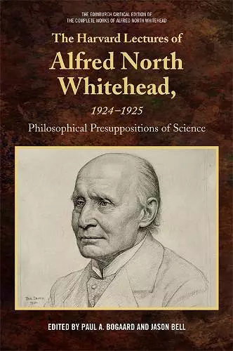 The Harvard Lectures of Alfred North Whitehead, 1924-1925 cover