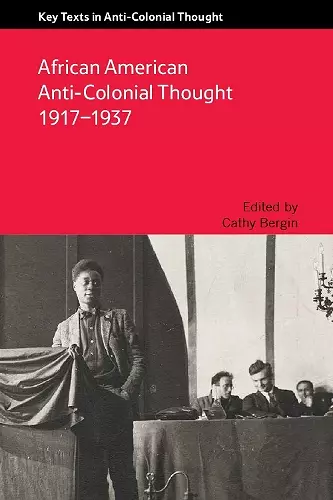 African American Anti-Colonial Thought 1917-1937 cover