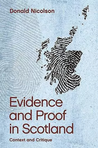 Evidence and Proof in Scotland cover