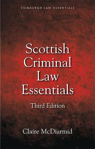 Scottish Criminal Law Essentials cover