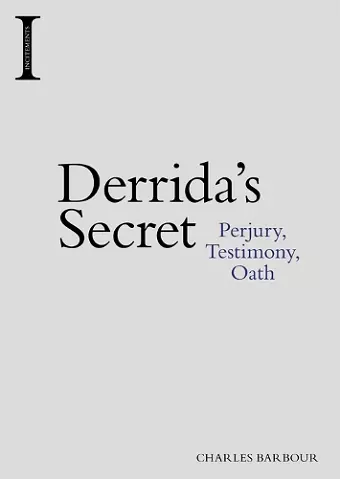 Derrida's Secret cover