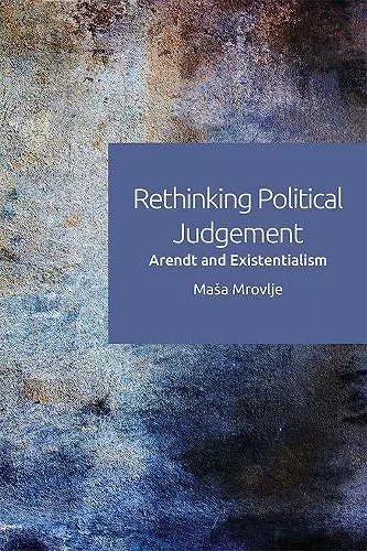 Rethinking Political Judgement cover