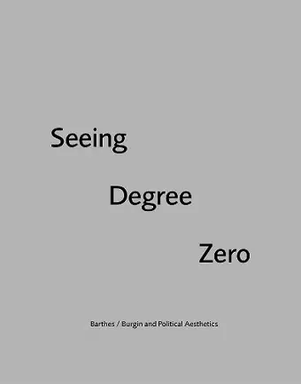 Seeing Degree Zero cover