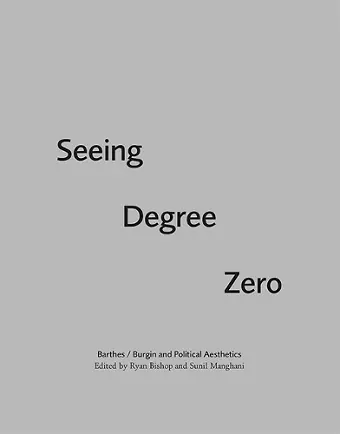 Seeing Degree Zero cover