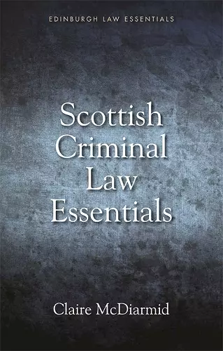 Scottish Criminal Law Essentials cover