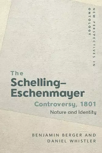 The 1801 Schelling-Eschenmayer Controversy cover