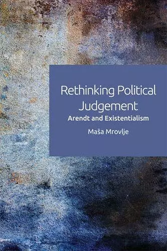 Rethinking Political Judgement cover