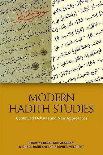 Modern Hadith Studies cover