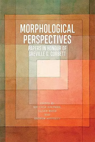 Morphological Perspectives cover