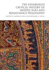 The Edinburgh Critical History of Middle Ages and Renaissance Philosophy cover