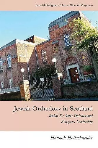 Jewish Orthodoxy in Scotland cover