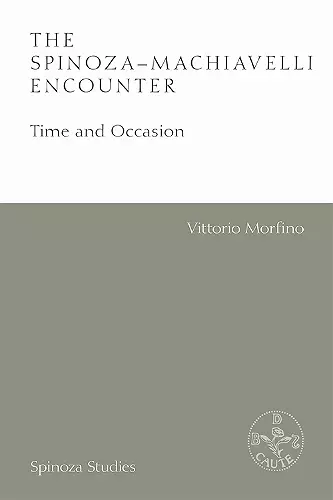 The Spinoza-Machiavelli Encounter cover