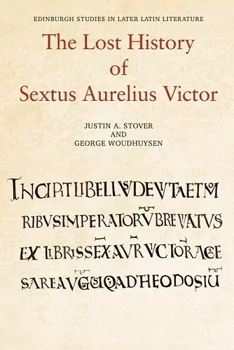 The Lost History of Sextus Aurelius Victor cover