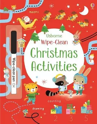 Wipe-Clean Christmas Activities cover