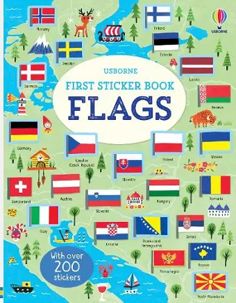 First Sticker Book Flags cover