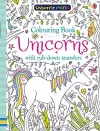 Colouring Book Unicorns with Rub Downs cover