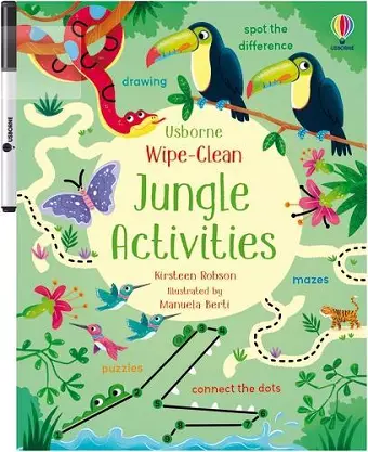 Wipe-Clean Jungle Activities cover