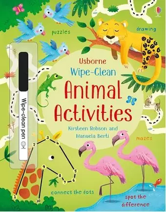 Wipe-Clean Animal Activities cover