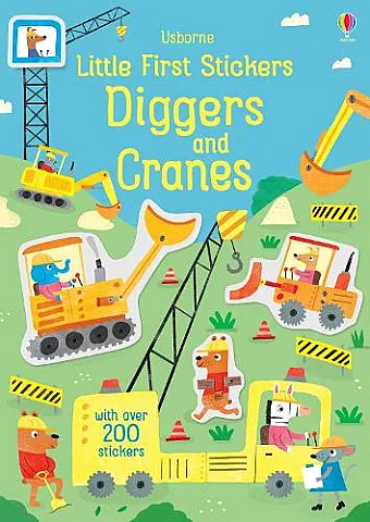 Little First Stickers Diggers and Cranes cover