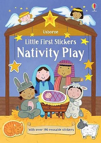 Little First Stickers Nativity Play cover