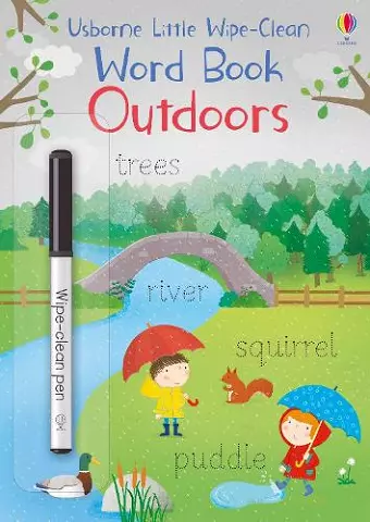 Little Wipe-Clean Word Book Outdoors cover