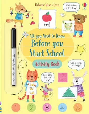 Wipe-Clean All You Need to Know Before You Start School Activity Book cover